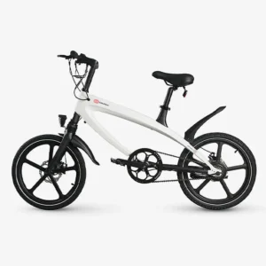 Cruzaa Racing White Electric Bike