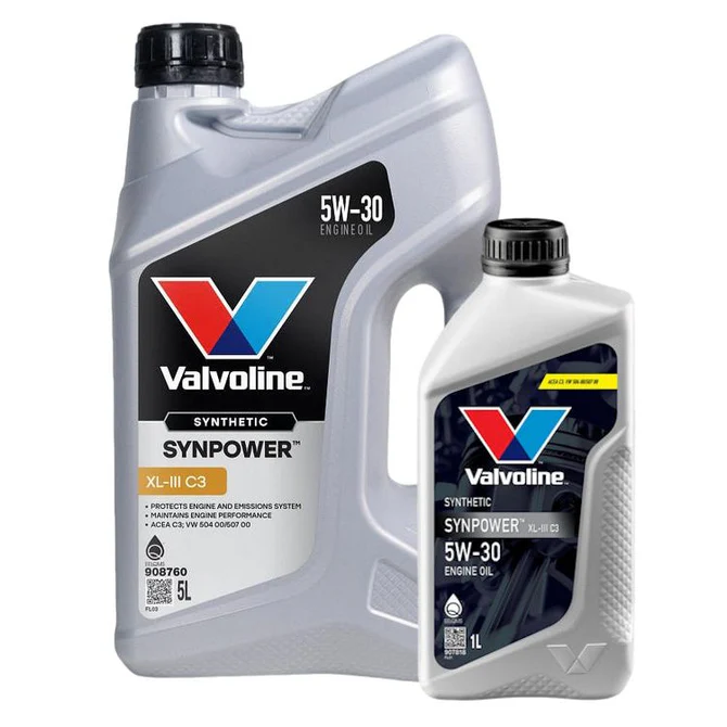 Valvoline 5W30 SYNPOWER XL-III C3 SYNTHETIC ENGINE OIL BMW VW MB PORSCHE Approved 908760 - Image 5