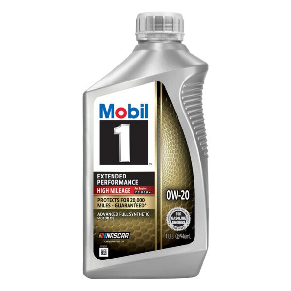 0W-20 Mobil 1 Extended Performance High Mileage Motor Oil 1L9
