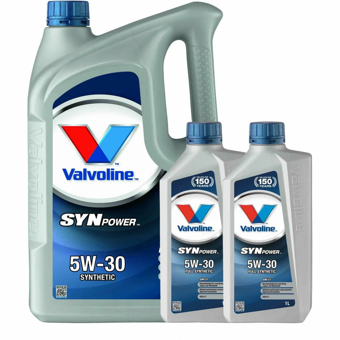 Valvoline 5W30 SYNPOWER ENV C1 SYNTHETIC ENGINE OIL Ford Jaguar Land Rover 872592