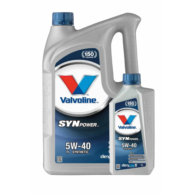Valvoline 5W40 C3 Fully Synthetic Engine Oil SynPower MST MB PORSCHE RENAULT Approved 872386 - Image 3