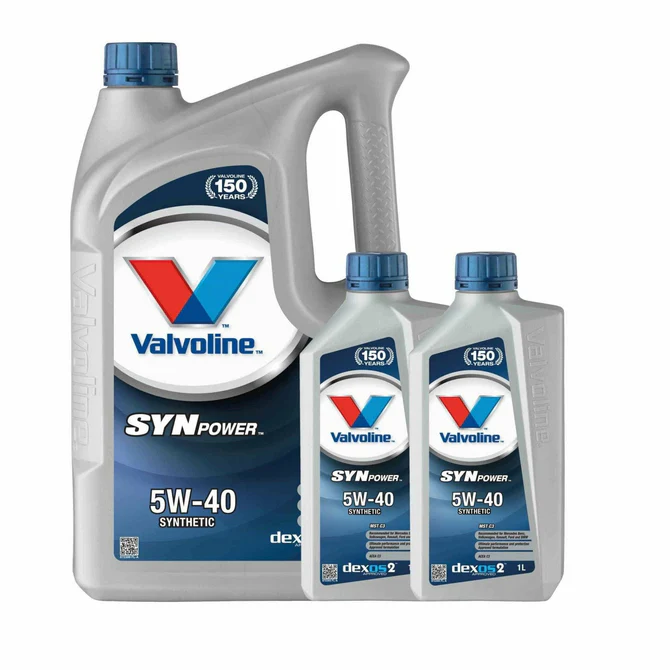 Valvoline 5W40 C3 Fully Synthetic Engine Oil SynPower MST MB PORSCHE RENAULT Approved 872386