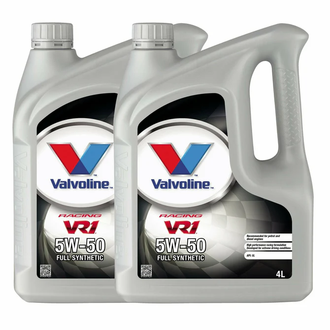 Valvoline 5W50 Premium Synthetic Engine Oil VR1 Racing A3/B4 Ford GM 873434 - Image 5